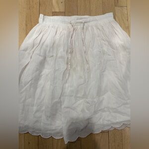 Charming White Kids Skirt